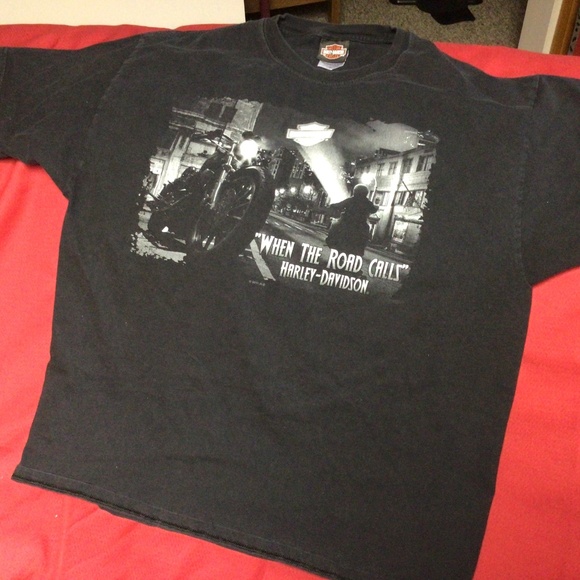 HARLEY-DAVIDSON Tuscumbia tshirt - Picture 1 of 4